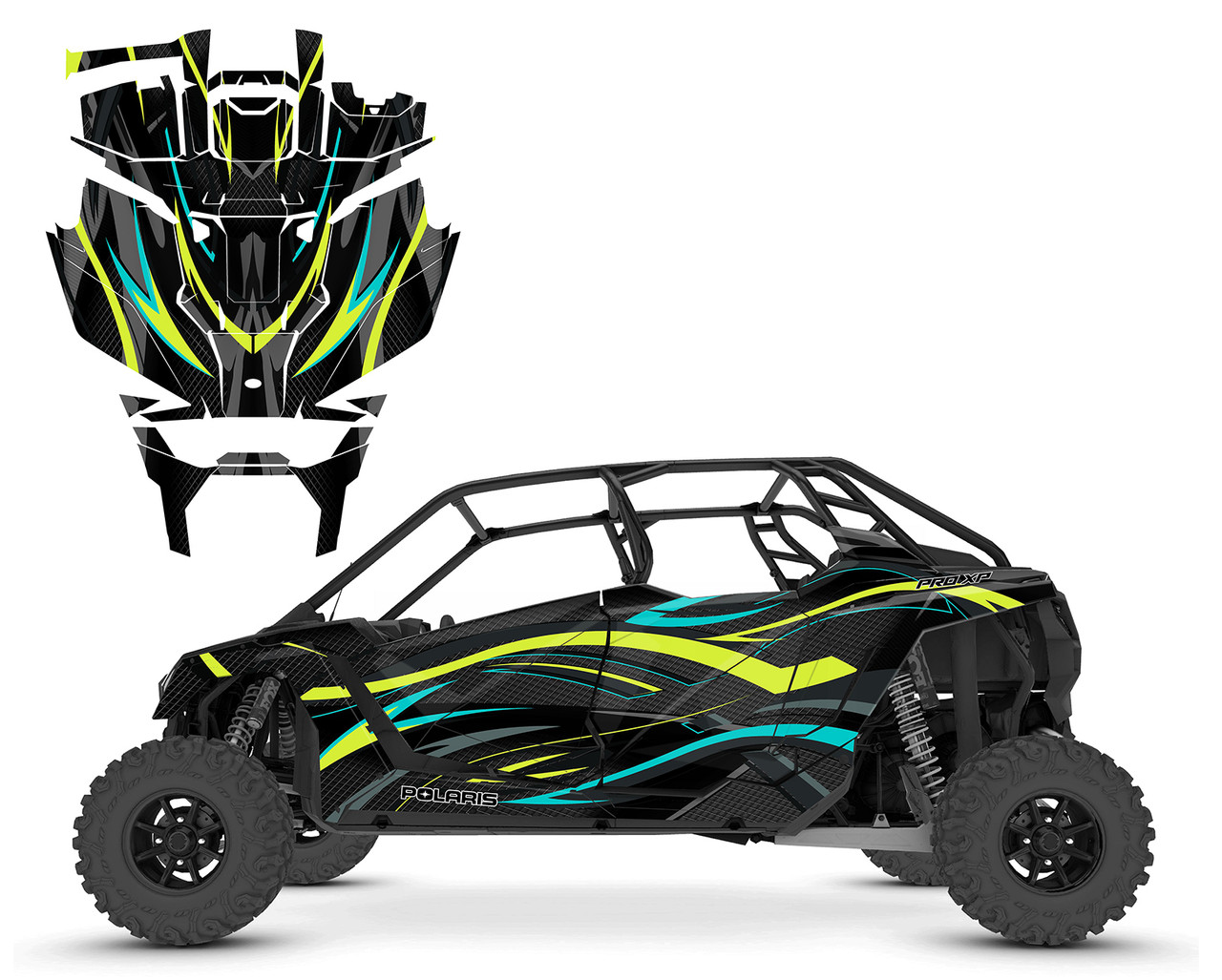 2020-24 RZR4 PRO-R PRO XP 4-seater Design #V1001