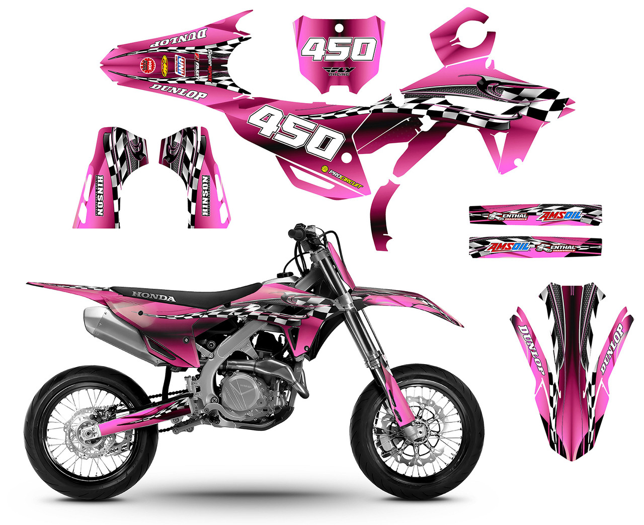 CRF250R-2022-23 & CRF450R 2021-23 Design 2500