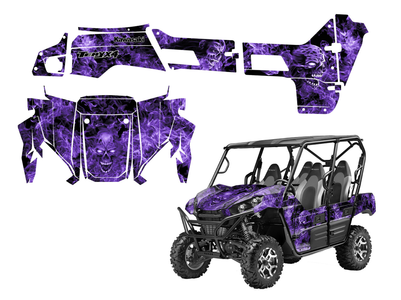 Teryx 800 2016-18 Design 9597 Zombie Skulls