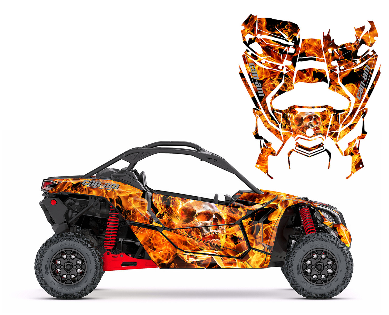 Maverick X3 Fiery Skull #9002