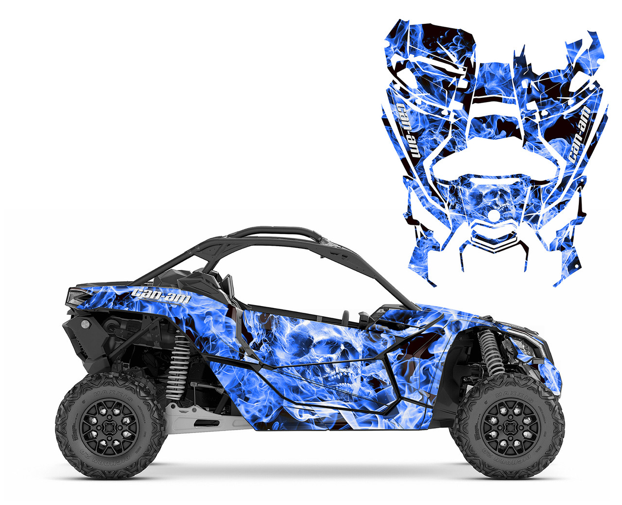 Maverick X3 Fiery Skull #9002