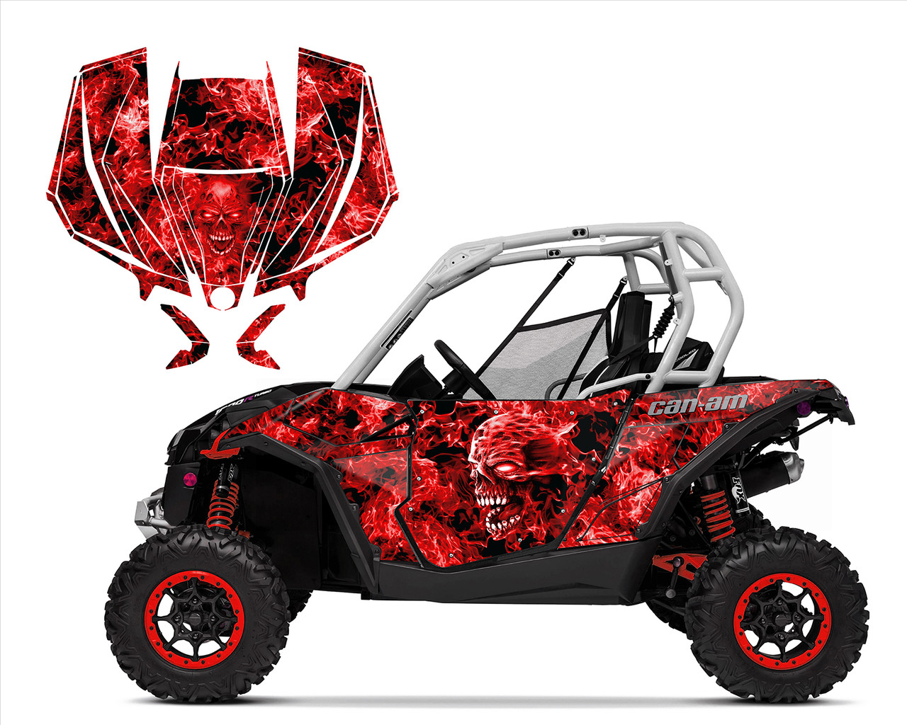 Maverick 1000R 2013-16 Design 9500 Zombie