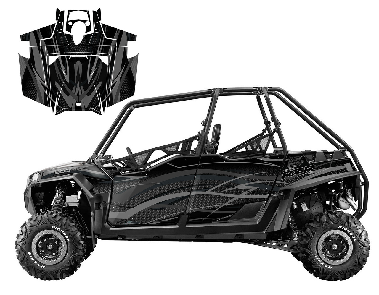 RZR4-900 4-SEATER 2011-2014 Design V1001 RZR4-900 4-SEATER 2011-2014 Design V1001