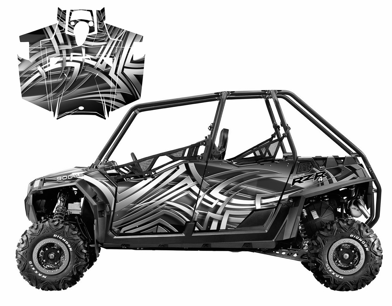 RZR4-900 4-SEATER 2011-2014 Design 1515