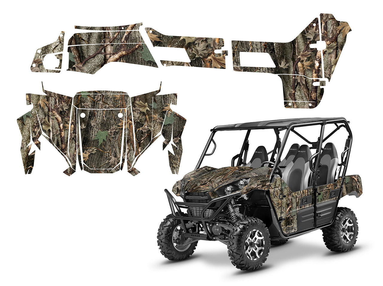 Ambush Hunting Camo graphic wrap kit for Teryx 800