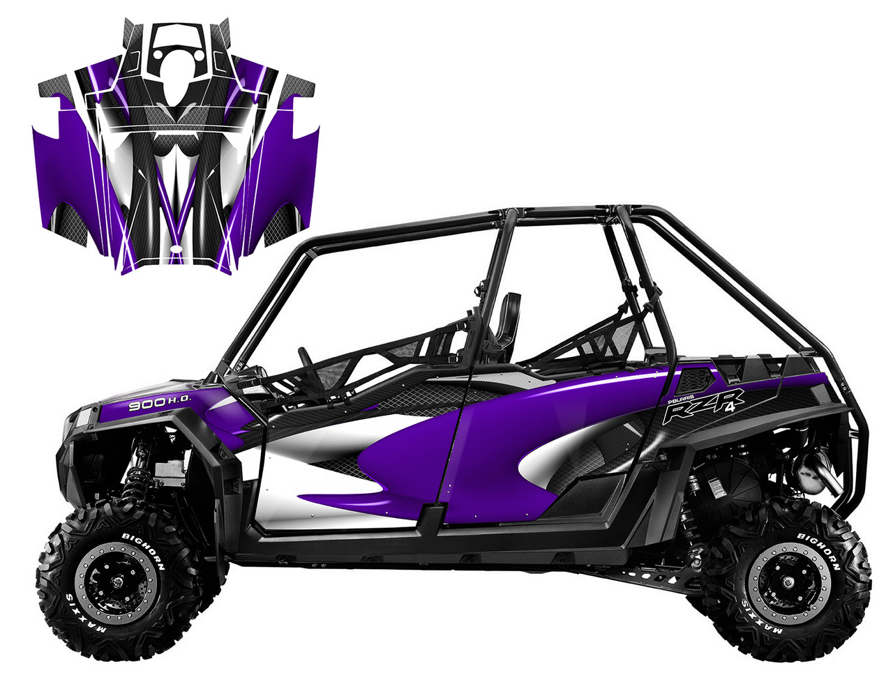 RZR4-900 4-SEATER 2011-2014 Design 1533