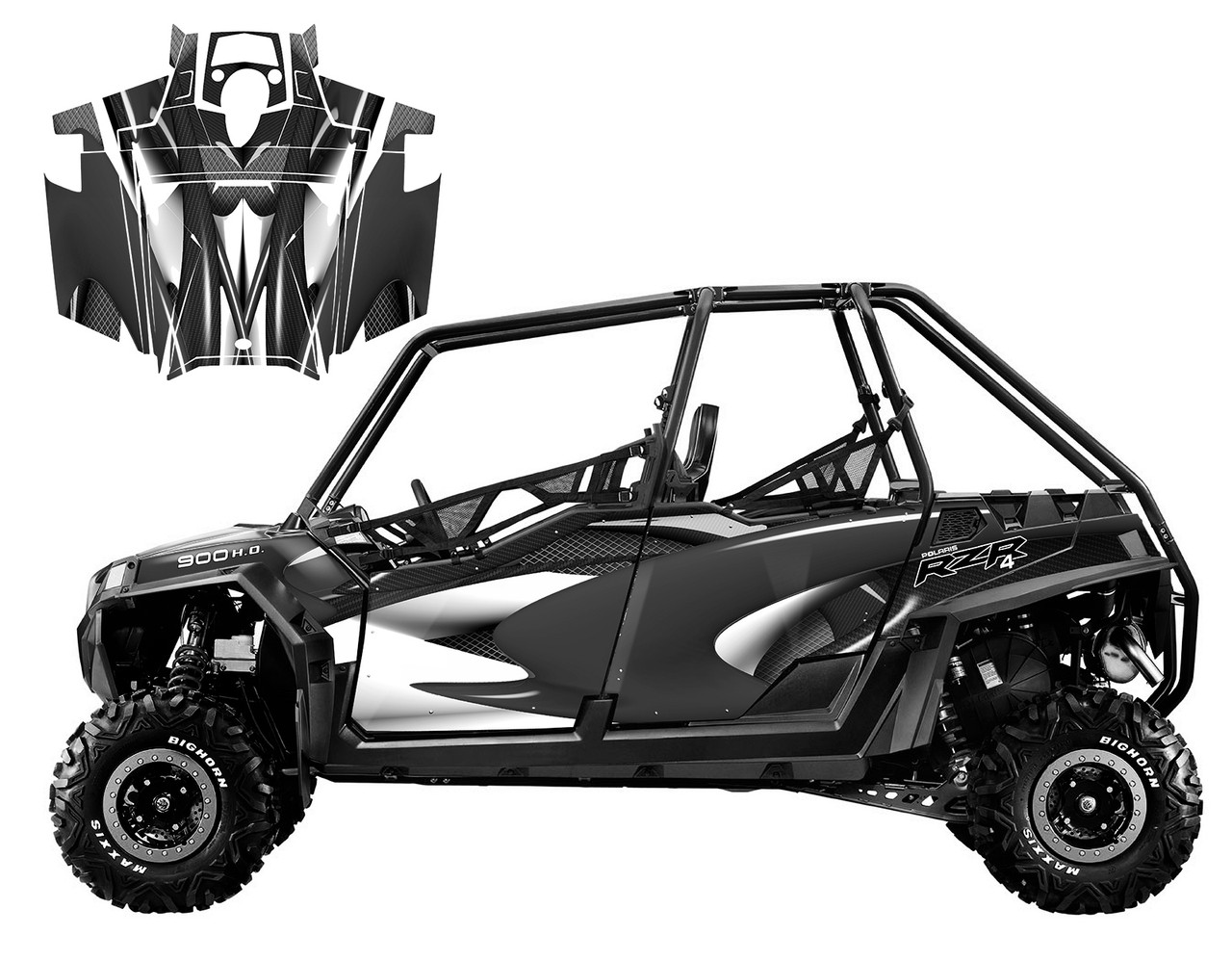 RZR4-900 4-SEATER 2011-2014 Design 1533