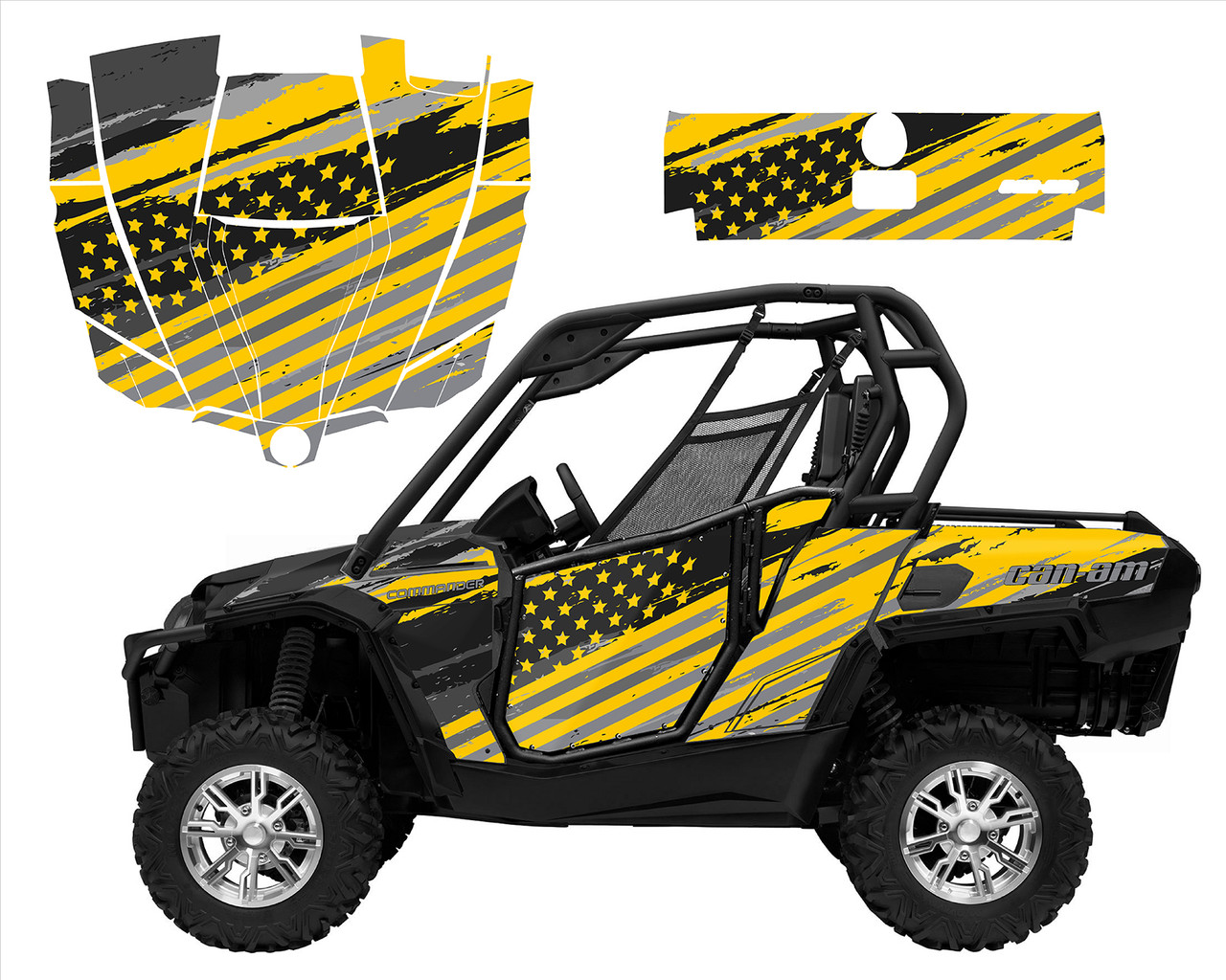 Can am Commander 2010-2020 Speeding Flag #9056