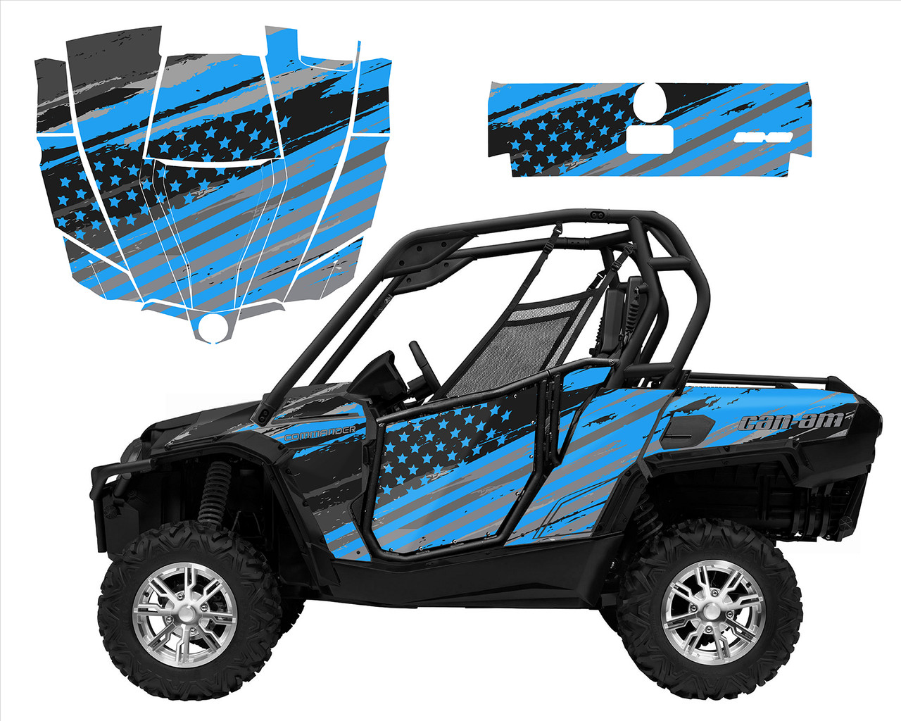 Can am Commander 2010-2020 Speeding Flag #9056