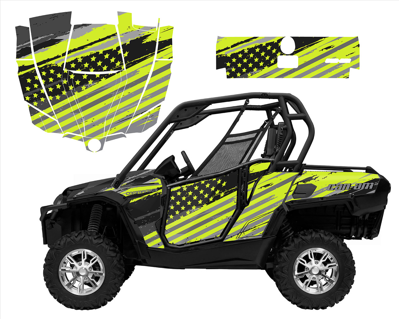 Can am Commander 2010-2020 Speeding Flag #9056