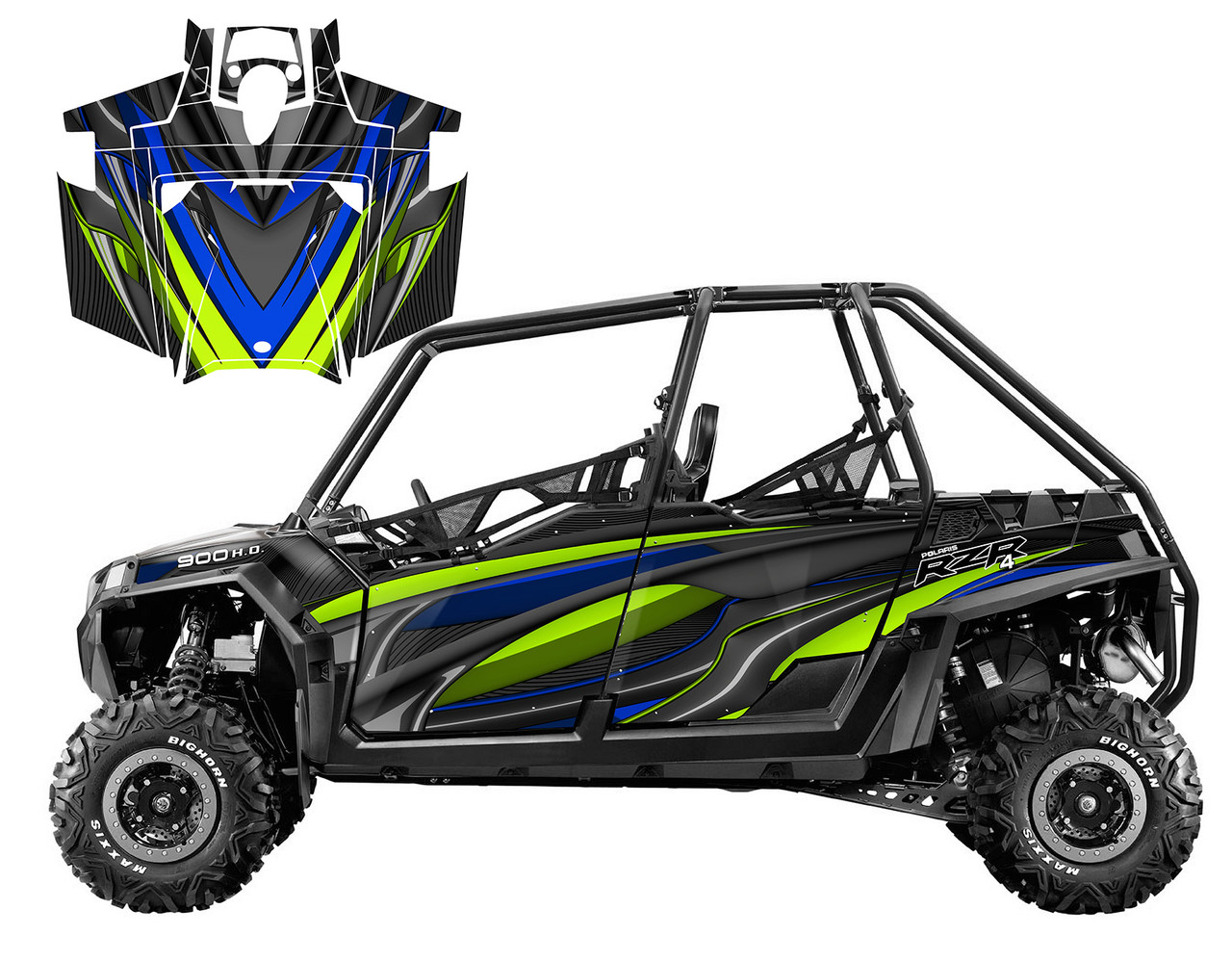 RZR4-900 4-SEATER 2011-2014 Design V6501