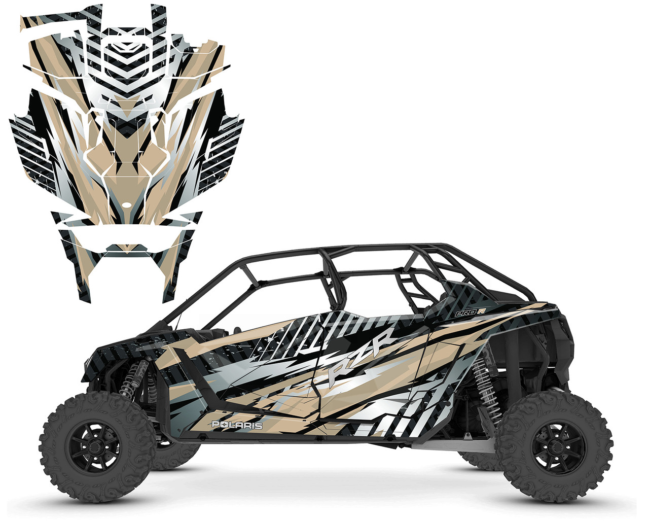 2020-23 RZR4 PRO-R PRO XP 4-seater Design V3001