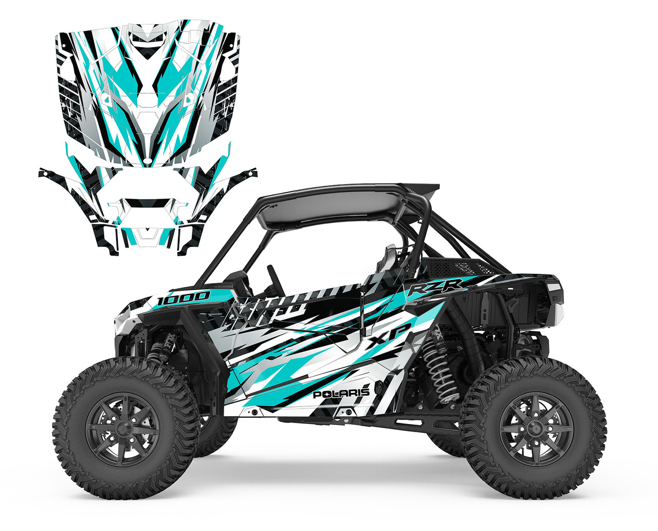 Polaris SEASON / 光と影 サイン入り 2019 - 2023 RZR-1000 Turbo S XP Design V3001