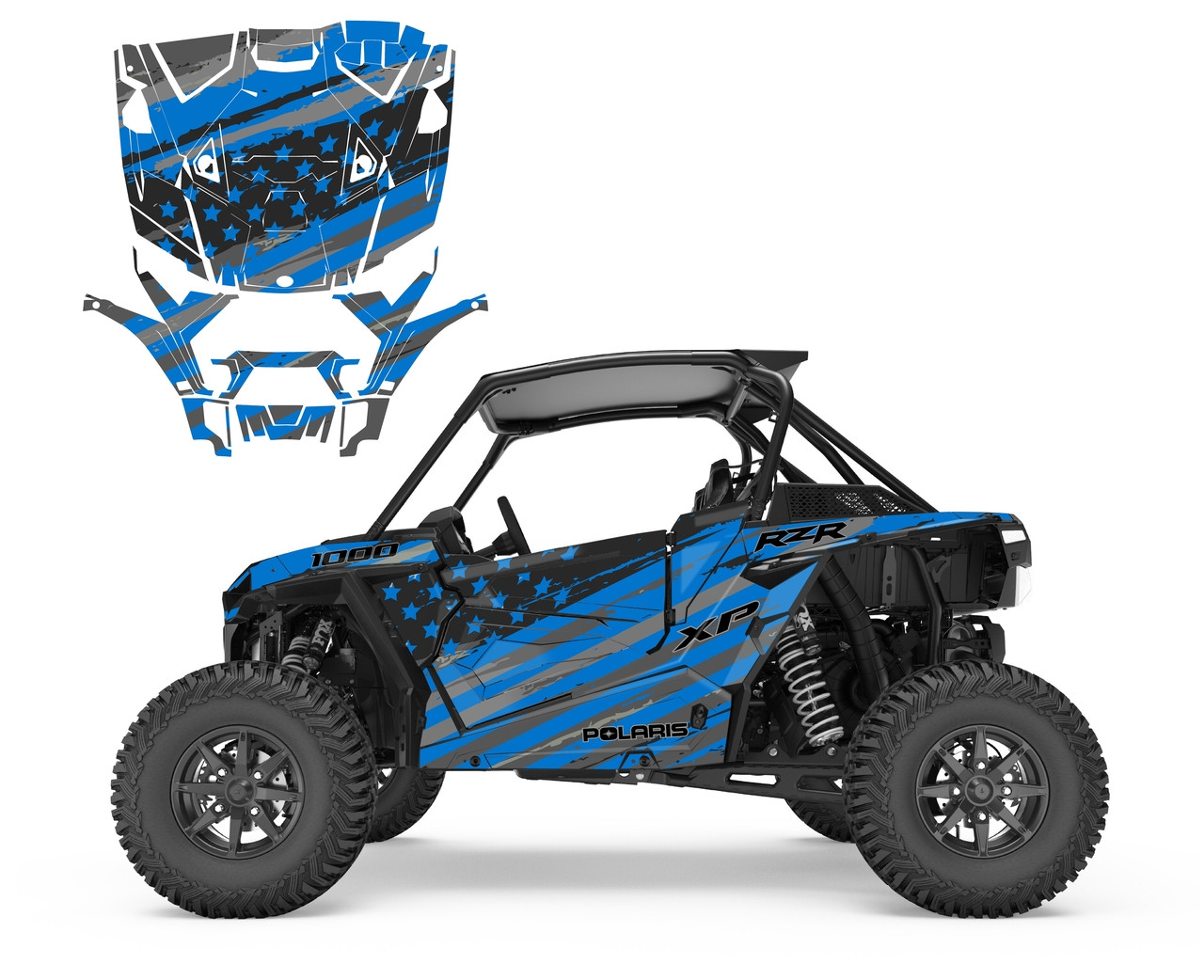 2019 - 2023 RZR-1000 Turbo S XP Speeding Flag 9056