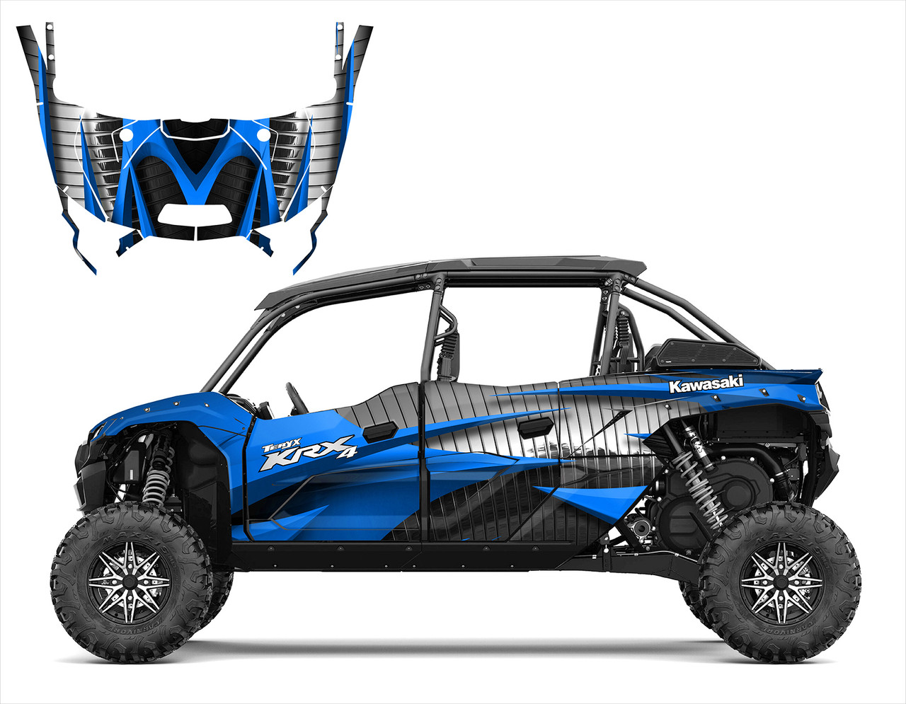 2023 Teryx KRX 4-1000 design #1901 Black Camo