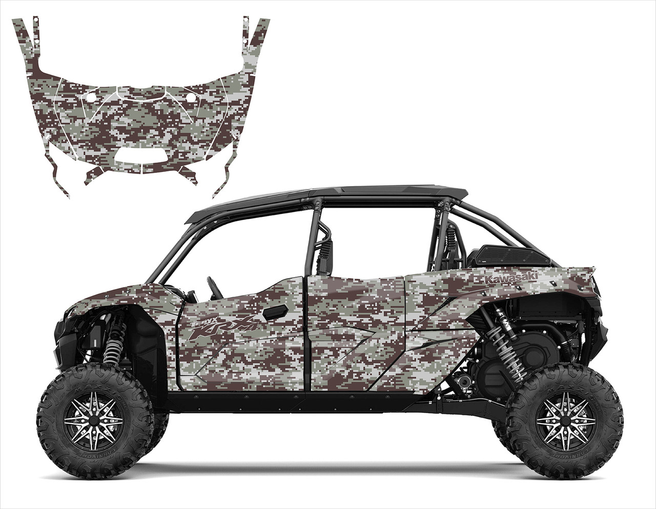 2023 Teryx KRX 4-1000 design Digital Camo