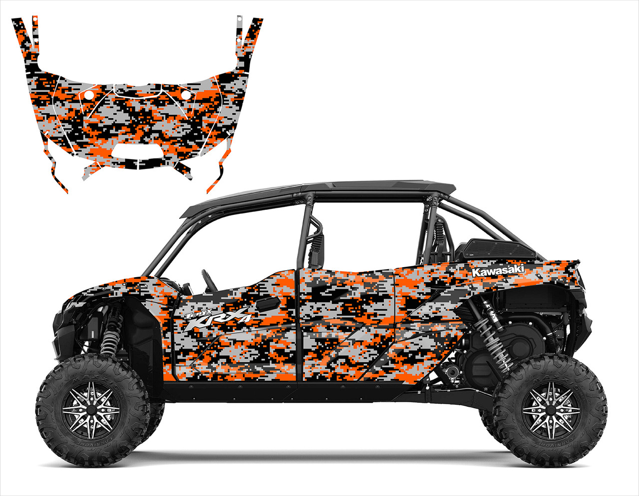 2023 Teryx KRX 4-1000 design Digital Camo