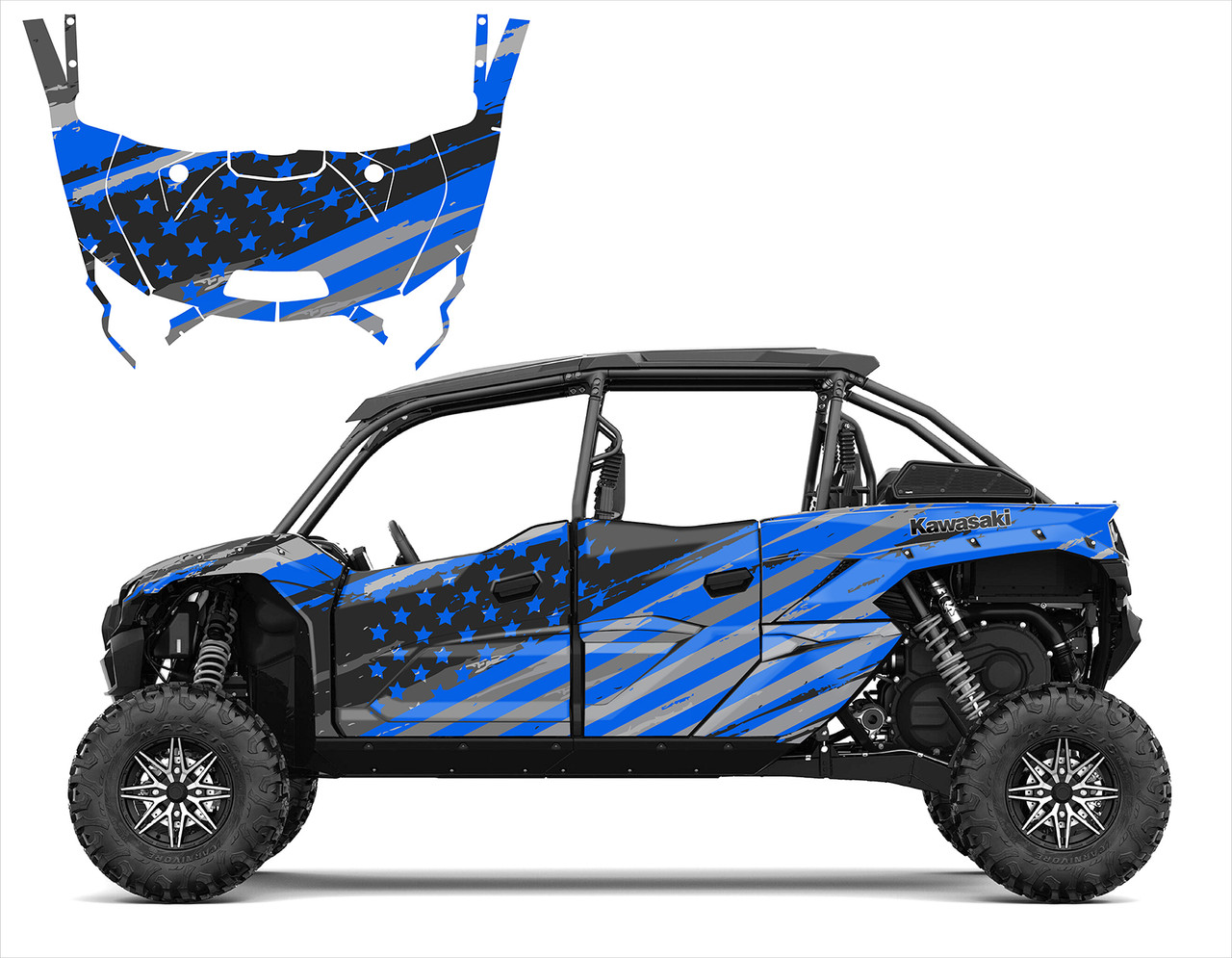 2023 Teryx KRX 4-1000 Speeding Flag 9056