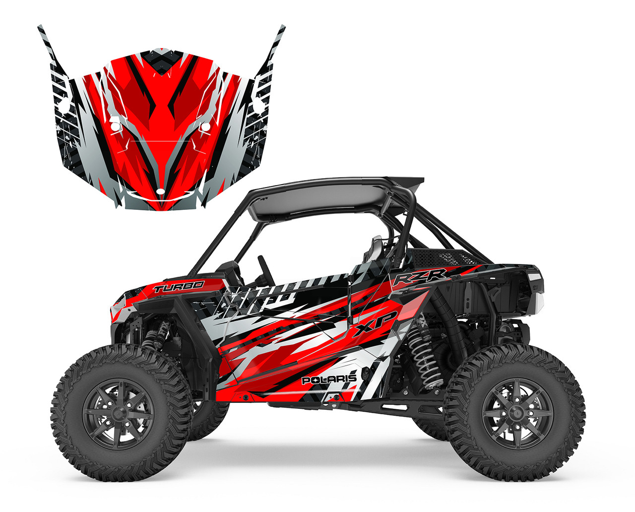 2014-2018 Polaris RZR 1000 XP turbo graphic decal kit design V3001