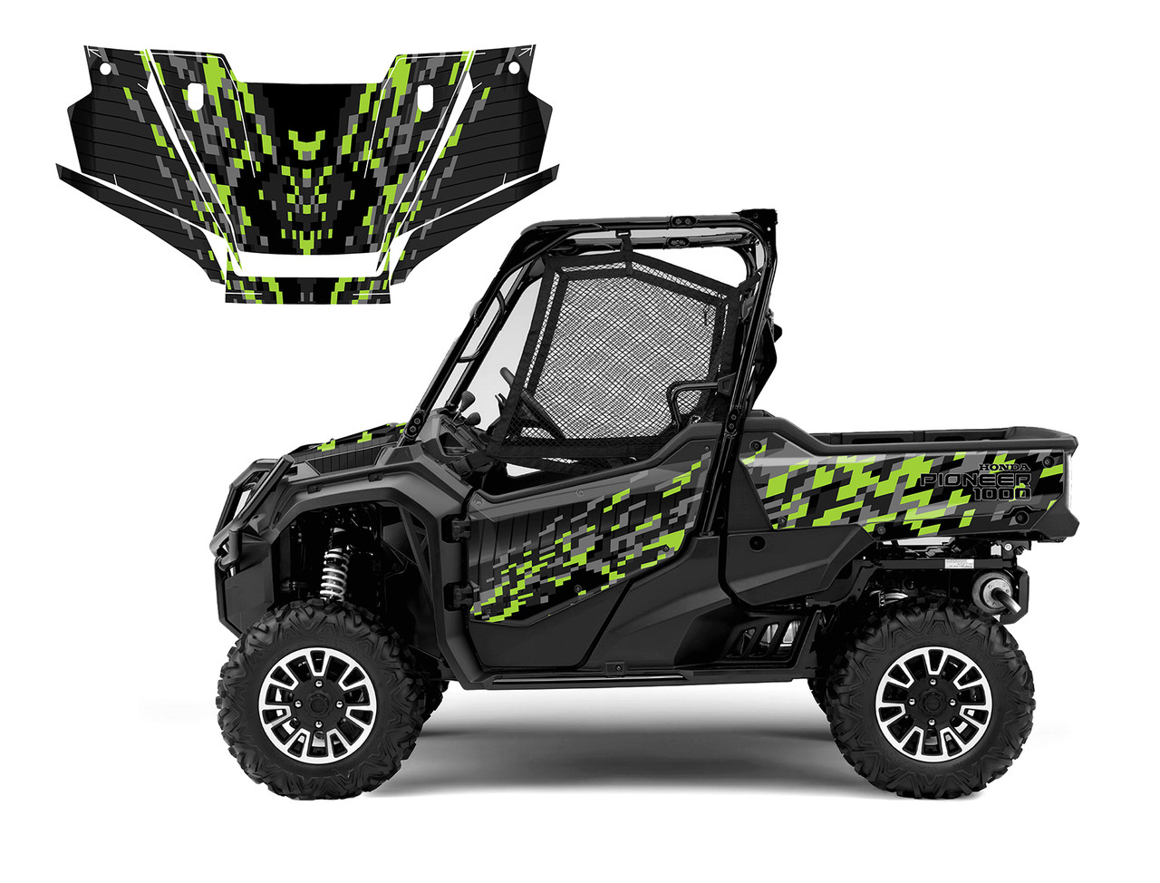 2023-24  Honda Pioneer 1000-3 Deluxe with Black Camo 1901