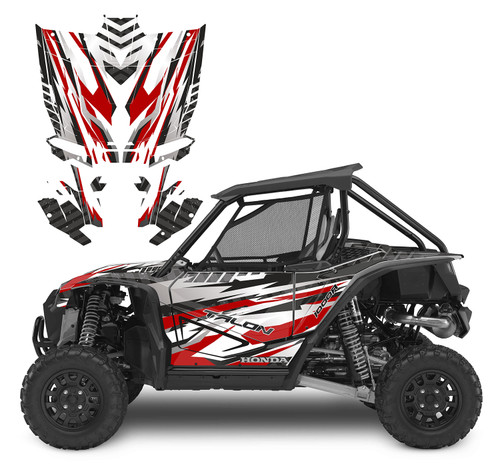 Talon 1000R X graphic wrap kit design V3001