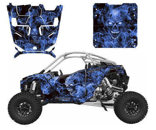 RZR Pro R Zombie graphic decal kit designed for offroad RZR Pro R Zombie graphic decal kit designed for offroad