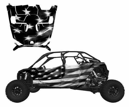 2025-26 RZR PRO-XP4 PRO-R4  PRO-S4 Tattered Flag 2025-26 RZR PRO-XP4 PRO-R4  PRO-S4 Tattered Flag
