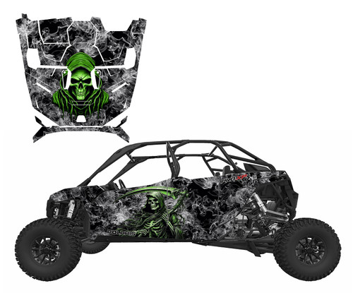 2025-2016 Polaris Pro R4, Pro S4, Pro XP4 graphics wrap kit.