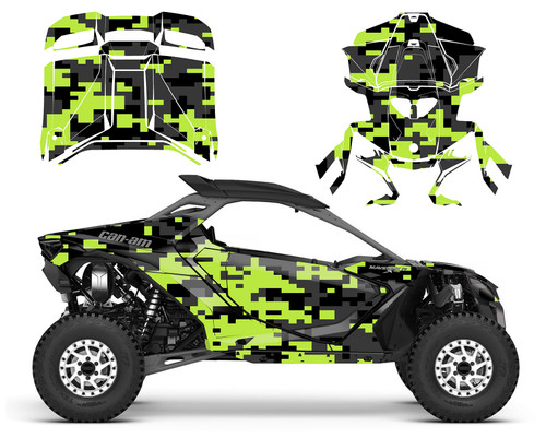 Maverick R 2024-2025 Digital Camo