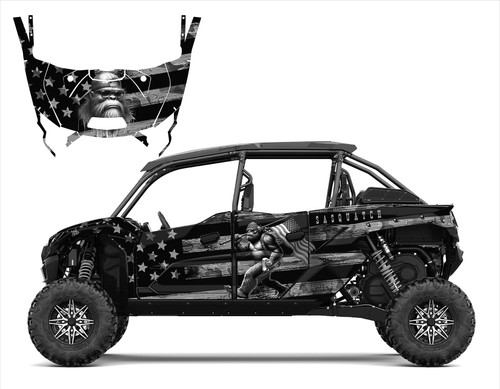 Kawasaki SxS graphics wraps