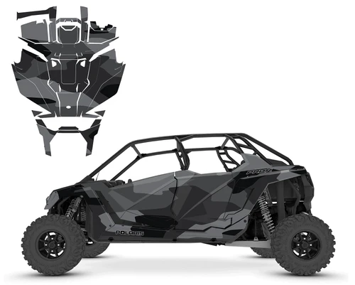2020-23 RZR4 PRO-R PRO XP 4 Super Graphite Camo