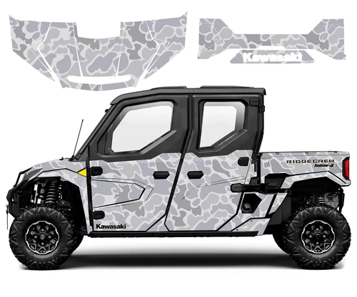 Kawasaki Ridge Crew Old School Duck Camo