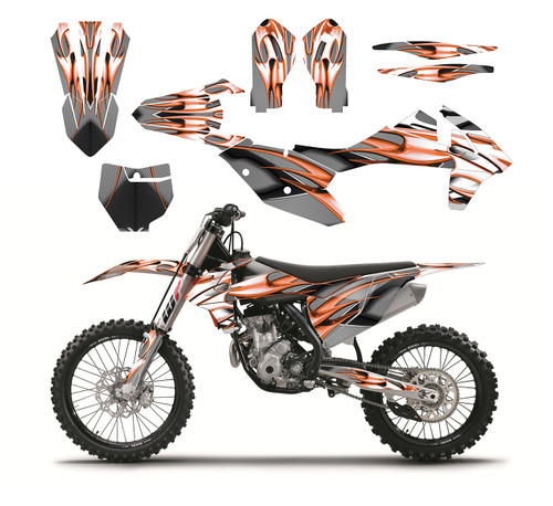 【mxmオーダーページ】 2016-2018 KTM SX, SXF, EXC graphics kit #2500