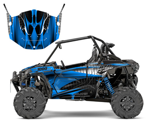 RZR 1000 door graphics for Dragonfire, ABF Warhawk, Dirt Specialty, PRP, TMW, UTV Inc are in stock.