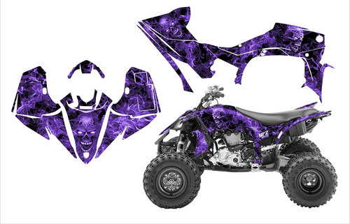 2021 yfz450r Zombie graphics wrap kit
