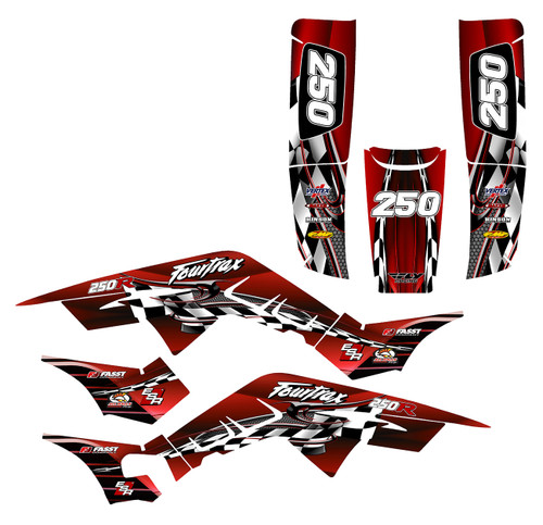 Honda TRX 250R graphic kits for 1986-1989