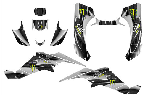 Kawasaki KFX400 graphics kit design 3333