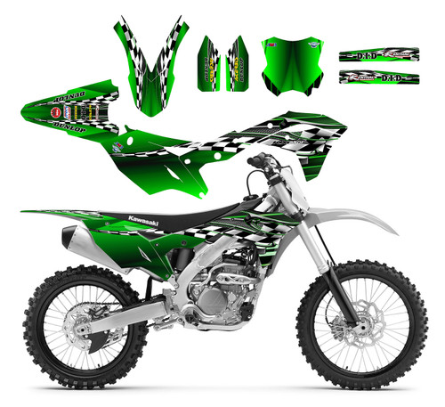 2017 to 2019 Kawasaki KX250F graphic kit