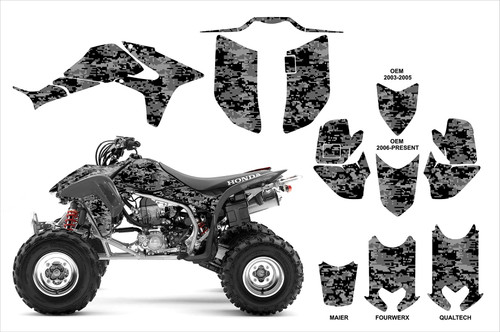 TRX 450r digital camo graphics kit