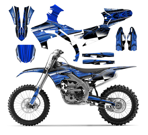 New 2020 YZ250f and YZ450f custom graphics sticker kit