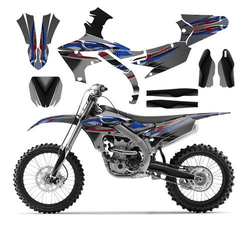 2014-2019 YZ250F YZ450F YZ250FX YZ450FX デカール グラフィック キット 10