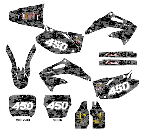 CRF450R 2002-04 Digital Camo