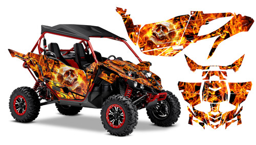 2015-2022 Yamaha YXZ 1000R Fiery Skull