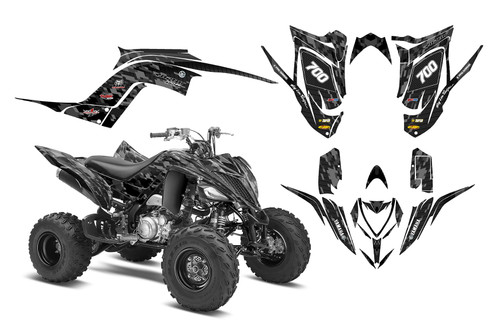 2023 Yamaha Raptor 700r custom graphics wrap kit design 1901 Camo