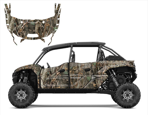 Kawasaki KRX4-sasquatch 9050 graphic wrap kit