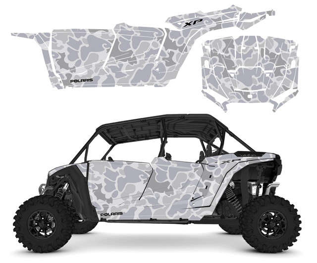 2024 - 2025 RZR4 1000 XP Old School Blizzard Duck Camo