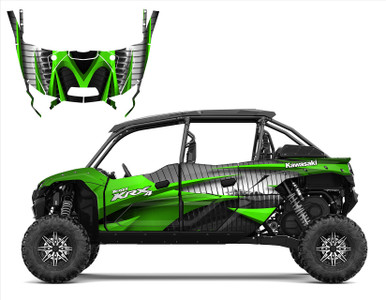 2023 Teryx KRX 4-1000 design #1901 Black Camo