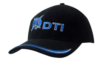 coton épais brossé avec lignes brodé sur la palette