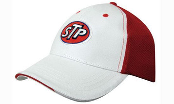 Casquette de Camionneur avec mêche a l'endos et bordure sandwich