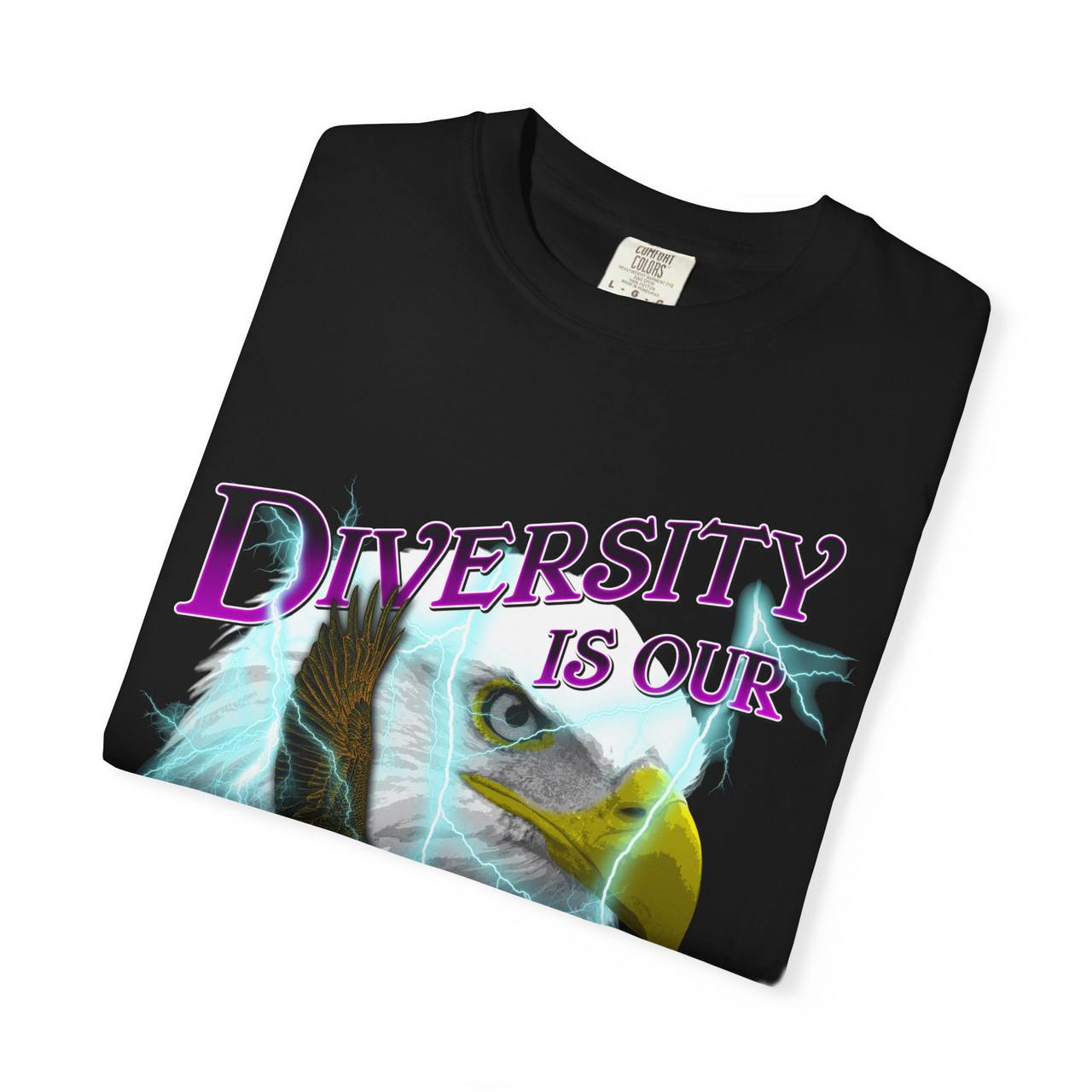【非売品】AIG DIVERSITY IS STRENGTH Tシャツ Diversity Is Our Strength Eagle Gas Station Unisex Garment-Dyed T